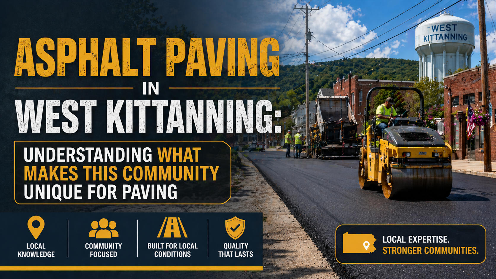 Asphalt Paving in West Kittanning: Understanding What Makes This Community Unique for Paving Work